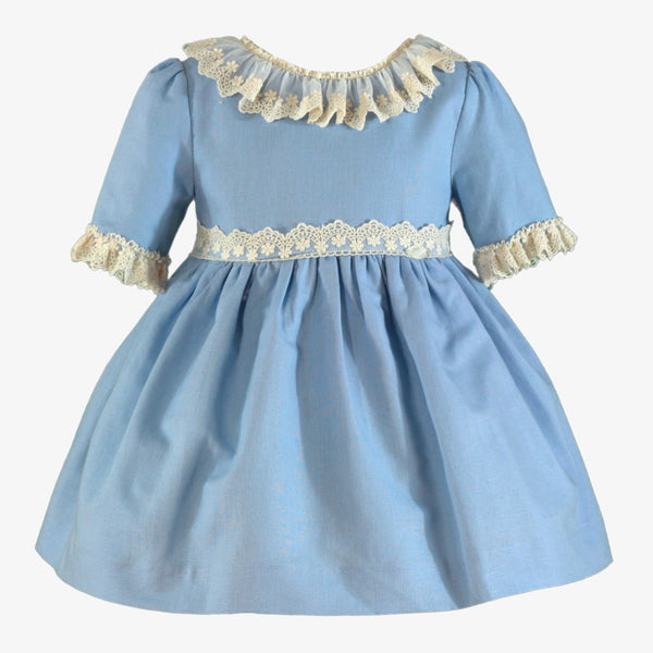 GIRL PRINCESS CUT AND LACE DETAIL DRESS T4 / GIRL GIRL PRINCESS CUT AND LACE DETAIL DRESS T4 / GIRL