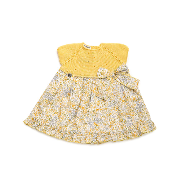 GIRL YELLOW FLORAL DRESS 1M / GIRL GIRL YELLOW FLORAL DRESS 1M / GIRL