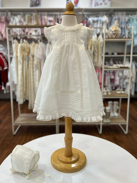 ivory christening dress Strasburg Children Heirloom Christening Gown for Girl
