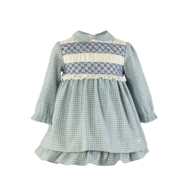 GIRL LONG SLEEVE HOUNDSTOOT LIGHT BLUE DRESS T10 / LightBlue / GIRL GIRL LONG SLEEVE HOUNDSTOOT LIGHT BLUE DRESS T10 / LightBlue / GIRL