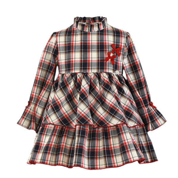 Girl's Christmas Check Dress 12T Girl's Christmas Check Dress 12T