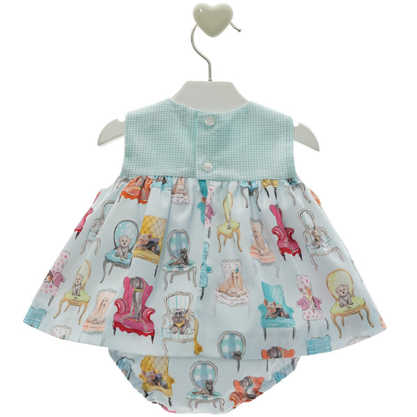 BABY DOG ON THE CHAIR SHORT DRESS TAURO
