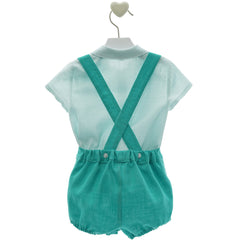 BOYS  SHORT PANTS WITH SUSPENDER CLASSIC SET TAURO