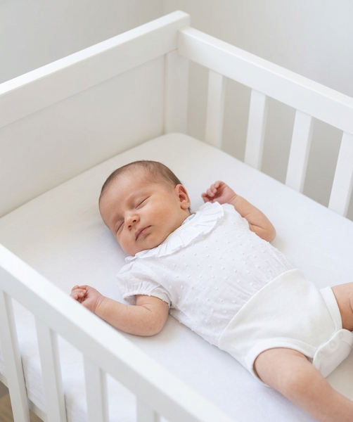 Newborn plumeti bodysuit white