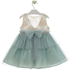 GIRL FLORAL DETAILS TULLE DRESS ZODIACO