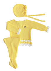 NEWBORN WHITE WAVES 3P SET