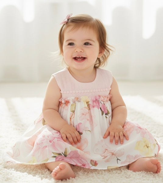 BABY ROSES SHORT DRESS WITH BLOOMER SET CAPRI
