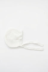 IVORY BABY KNITTED BONNET