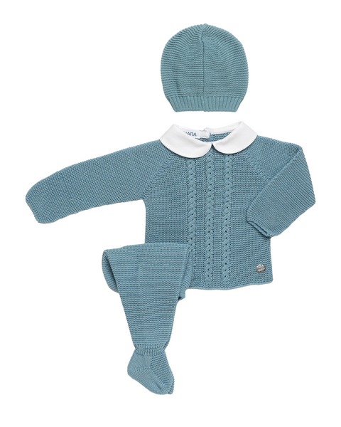 NEWBORN BRAID AND WHITE COLLAR 3P SET