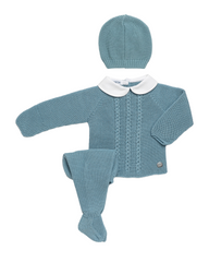 NEWBORN BRAID AND WHITE COLLAR 3P SET