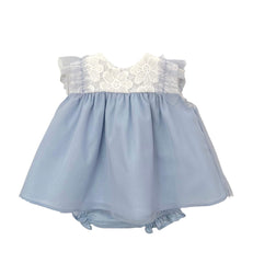 GIRL TULLE AND APPLIQUE SHORT DRESS SET SKYE