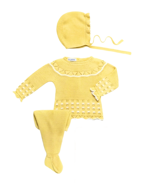 NEWBORN OPENWORK FLOWERS 3P SET