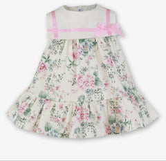 BABY PINK FLOWERS DRESS