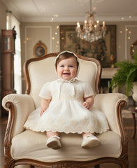 GIRL LACE DRESS 3P SET