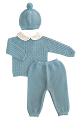 NEWBORN KNIT TROUSERS ROCOGIDAS 3P SET