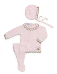 NEWBORN COMBINED WITH BEIGE WAVES 3P SET