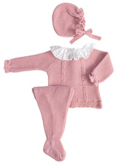 NEWBORN BODOQUES WITH PLUMETI COLLAR 3P SET