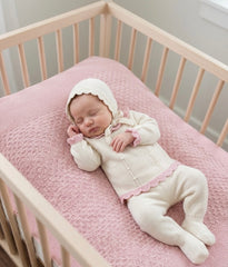 NEWBORN PLEATS AND BOBBLES 3P SET
