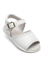 GIRLS PLAIN WHITE SANDAL