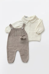 VISON KNITTED JUMPER AND SWEATER SET