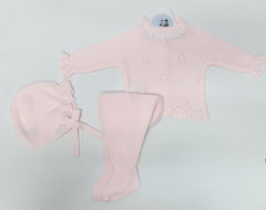 NEWBORN RHOMBUS OPENWORK 3P SET