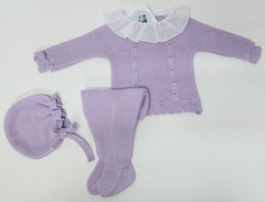 NEWBORN BODOQUES WITH PLUMETI COLLAR 3P SET