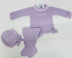 NEWBORN BODOQUES LACE COLLAR 3P SET