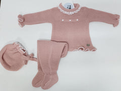 NEWBORN BODOQUES LACE COLLAR 3P SET