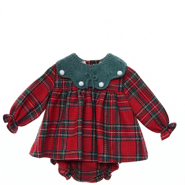 GIRLS GIRLS CLASSIC CHRISTMAS SHORT DRESS 2P SET ALBAHACA