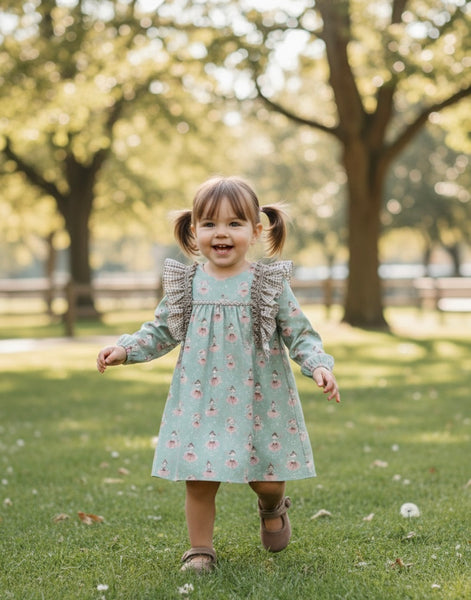 GIRL SWEET BALLERINAS DRESS PURPURINA