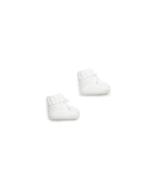 BABY BOW KNIT BOOTIES