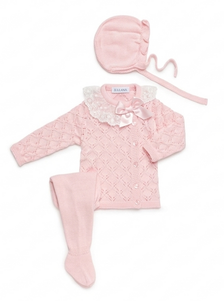 NEWBORN RHOMBUS OPENWORK 3P SET