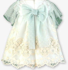 GIRLS TULLE AND LACE DRESS