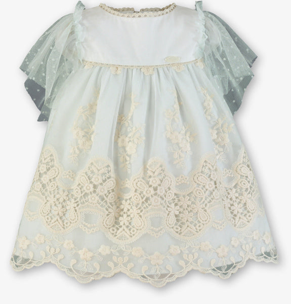 GIRLS TULLE AND LACE DRESS
