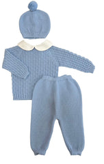 NEWBORN KNIT TROUSERS ROCOGIDAS 3P SET