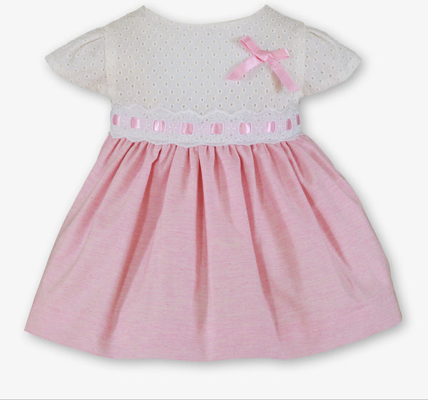 GIRLS BRODERIE CLASSIC DRESS