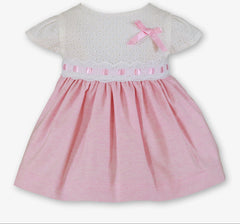 GIRLS BRODERIE CLASSIC DRESS