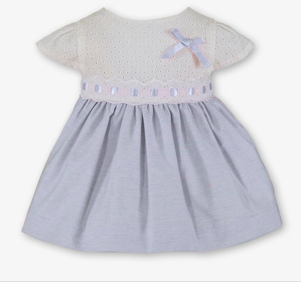 GIRLS BRODERIE CLASSIC DRESS