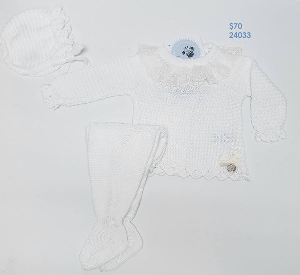 NEWBORN LACE COLLAR  3P SET