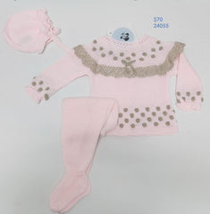 NEWBORN BODOQUES LACE 3P SET