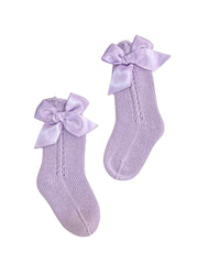 OPENWORK BOW KNEEHIGH SOCKS