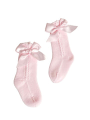 OPENWORK BOW KNEEHIGH SOCKS