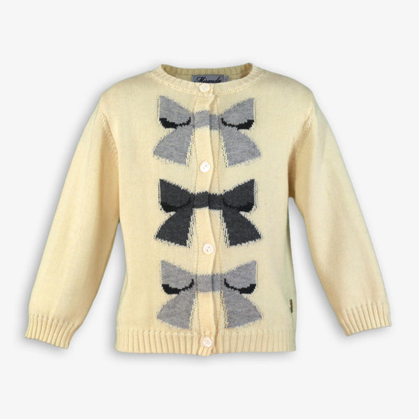GIRL BOW CARDIGAN