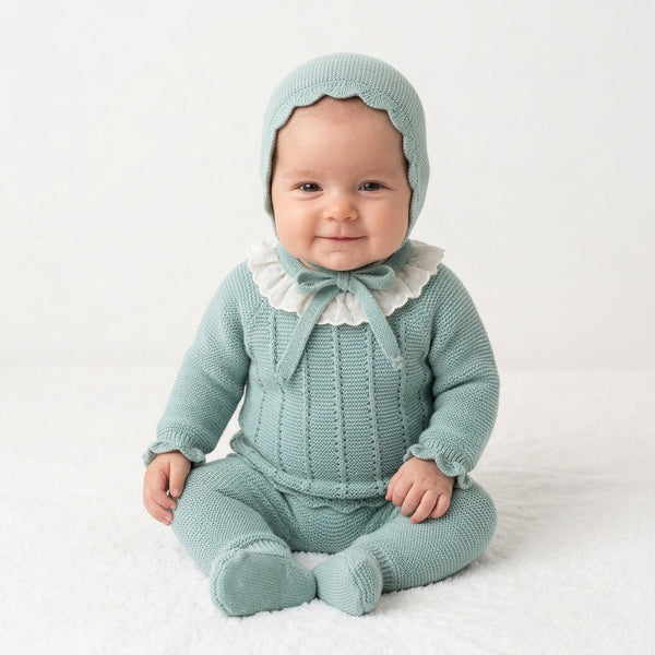 NEWBORN LITTLE RUFFLE COLLAR 3P SET