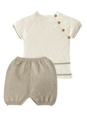BABY TWO STRIPES SHORT  2P SET