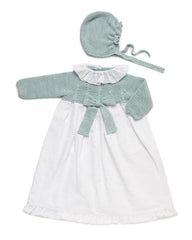 BABY KNITTED WITH PLUMETI FALDON 2P SET