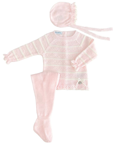 NEWBORN STRIPPED BRAIDS 3P SET