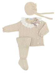 NEWBORN FULL OF BRAIDS AND COLLAR 3P SET