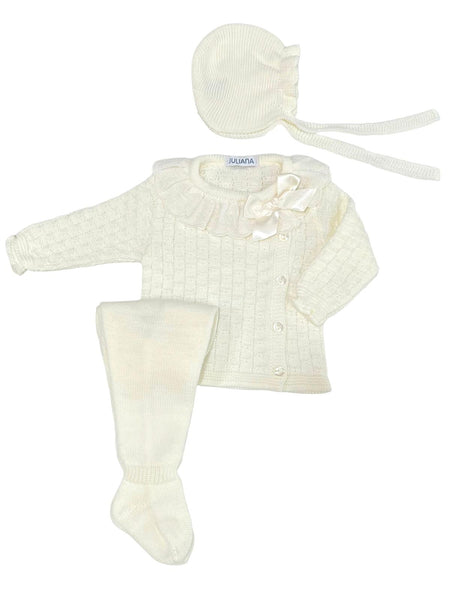 NEWBORN FULL OF BRAIDS AND COLLAR 3P SET