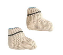 KNITTED STRIPES BOOTIES
